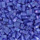 Miyuki half tila 5x2.4mm kralen - Opaque periwinkle ab HTL-483